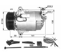 NEW NRF A/C COMPRESSOR AIR CONDITIONING OE QUALITY REPLACEMENT 32427