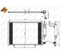 NEW NRF A/C CONDENSER AIR CONDITIONING OE QUALITY REPLACEMENT 350205