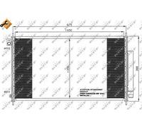 NEW NRF A/C CONDENSER AIR CONDITIONING OE QUALITY REPLACEMENT 35559
