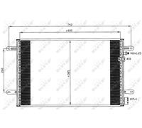 NEW NRF A/C CONDENSER AIR CONDITIONING OE QUALITY REPLACEMENT 35605