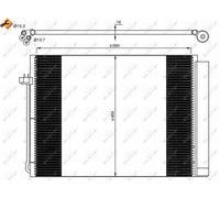 NEW NRF A/C CONDENSER AIR CONDITIONING OE QUALITY REPLACEMENT 35906