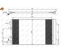NEW NRF A/C CONDENSER AIR CONDITIONING OE QUALITY REPLACEMENT 35932