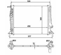NEW NRF ENGINE COOLING RADIATOR OE QUALITY REPLACEMENT 53028