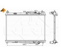 NEW NRF ENGINE COOLING RADIATOR OE QUALITY REPLACEMENT 53152