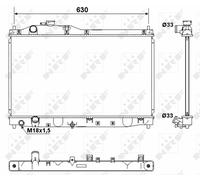 NEW NRF ENGINE COOLING RADIATOR OE QUALITY REPLACEMENT 53180