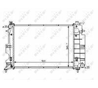 NEW NRF ENGINE COOLING RADIATOR OE QUALITY REPLACEMENT 58108