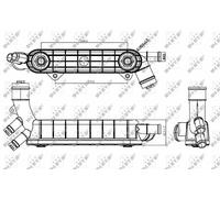 NEW NRF ENGINE OIL COOLER OE QUALITY REPLACEMENT 31316