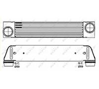 NEW NRF INTERCOOLER CHARGER OE QUALITY REPLACEMENT 30317
