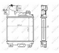 NEW NRF INTERCOOLER CHARGER OE QUALITY REPLACEMENT 30455