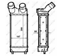 NEW NRF INTERCOOLER CHARGER OE QUALITY REPLACEMENT 30479