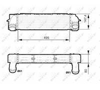 NEW NRF INTERCOOLER CHARGER OE QUALITY REPLACEMENT 30524