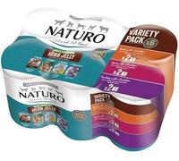 New Nturo Variety Pack Dog Food All round nutrition Gluten free High in protein Easily Digested Joint Health Contains: 2 x Beef & Chicken 2 x Pork & Chicken 2 x Turkey & Chicken6pk - Herb Jelly