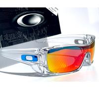 NEW Oakley BATWOLF Clear Blue Icon POLARIZED Galaxy Magenta Sunglass 9101