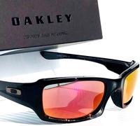 NEW Oakley FIVES Squared BLACK w POLARIZED RUBY Galaxy Lens Sunglass oo9238