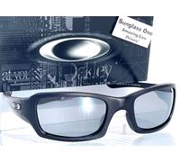 NEW Oakley FIVES SQUARED Matte Black POLARIZED Galaxy Chrome Sunglass 9238