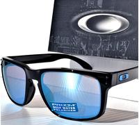 NEW Oakley HOLBROOK Black with POLARIZED PRIZM DEEP WATER Lens Sunglass 9102-C1