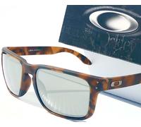 NEW Oakley HOLBROOK Matte Tortoise POLARIZED Galaxy Mirror Chrome Sunglass 9102
