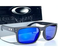 NEW Oakley HOLBROOK Steel Grey POLARIZED Galaxy Blue Lens Sunglass 9102