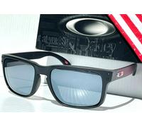 NEW Oakley RWB Holbrook USA Flag w POLARIZED Galaxy Chrome Iridium Sunglass 9102
