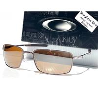 NEW Oakley SQUARE WIRE Tungsten POLARIZED tungsten Lens Sunglasses 4075-06