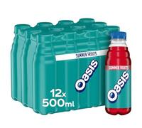 New Oasis Fruit Juice Drink 500ml (Summer Fruits, 24 x 500ml)