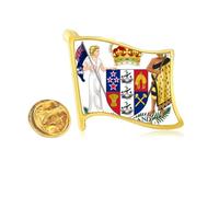 new oceania national emblem Golden Metal Flag Lapel Pin Badge