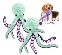 New Octopus Dog Toy,Interactive sound to relieve boredom and accompany pet toys,for Small, Medium and Large dogs Indoor Outdoor Play (B*2)