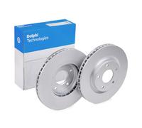 New OE Front Brake Disc Set 296mm for Nissan Qashqai X Trail Juke Delphi BG4109C