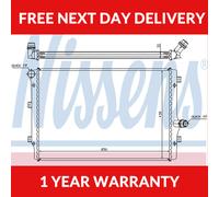 NEW OE QUALITY RADIATOR FOR VW VOLKSWAGEN GOLF R GTi MK5 NISSENS 65281A