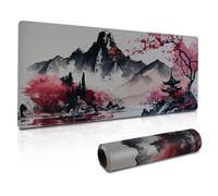 New Office & Gaming Mouse Mat 800×300×3 mm - Extended Desk Pad with Waterproof Coating & Stitched Borders