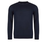 Barbour Pima Cotton Classic Navy Crew Neck Jumper - L, Navy