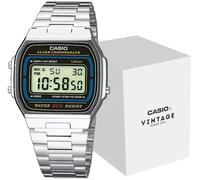 Casio Alarm Chronograph (35mm) Digital Dial / Stainless Steel A164WA-1VES Watch