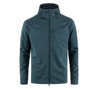 FJALLRAVEN Abisko Grid Fleece Hoodie M - Men - Blue - size L- model 2025 L