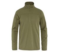 Fjällräven - Abisko Lite Fleece Half Zip - Fleece jumper size L, olive