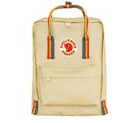NEW - Official Fjallraven Kanken Rainbow Classic Backpack Light Oak / Rainbow Pa