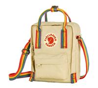 NEW - Official Fjallraven Kanken Rainbow Sling Light Oak-Rainbow Pattern