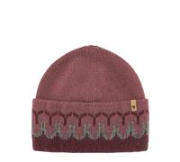 Fjallraven 87167-356-410 Övik Path Knit Beanie/Övik Path Knit Beanie Hat Unisex Dark Garnet-Mesa Purple Size OneSize