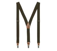 NEW - Official Fjallraven Singi Clip Suspenders Dark Olive
