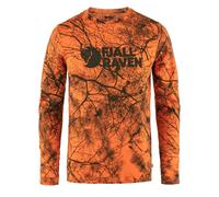 NEW - Official Fjallraven Varmland Wool LS Orange Multi Camo
