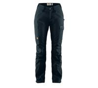 Fjällräven - Women's Kaipak Trousers Curved - Walking trousers size 6 - Fixed Length, black/blue