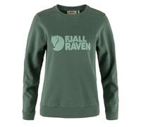 Fjallraven Womens Logo Sweater Deep Patina / Misty Green