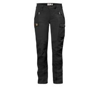 Fjällräven - Women's Nikka Trousers Curved - Walking trousers size 8 - Raw Length, black