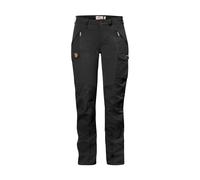 Fjällräven - Women's Nikka Trousers Curved - Walking trousers size 8 - Raw Length, black