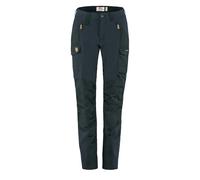 Fjällräven - Women's Nikka Trousers Curved - Walking trousers size 6 - Raw Length, blue