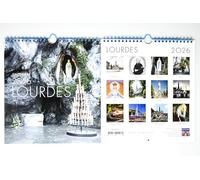 NEW Official Lourdes 2026 Calendar - Full Color Calendar containing all The Apparition Dates
