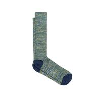 NEW - Official Paul Smith Chunky Marl Twist Cotton-Blend Socks Navy
