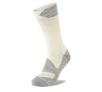 NEW - Official Sealskinz Raynham WP Sock Cream / Grey Marl