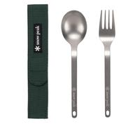 NEW - Official Snow Peak Titanium Fork & Spoon Set