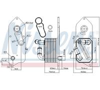 New Oil Cooler, engine oil for FORD:TRANSIT V363 Bus,TRANSIT V363 Van 2011393