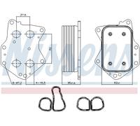 Oil Cooler, engine oil for MERCEDES-BENZ W176 W177 V177 W246 NISSENS 90873